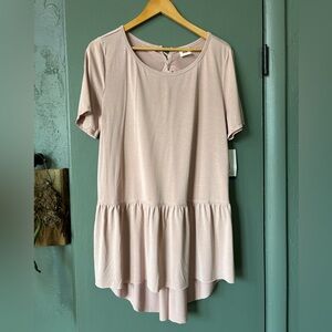 Mote 3/4 Length Blouse in Blush